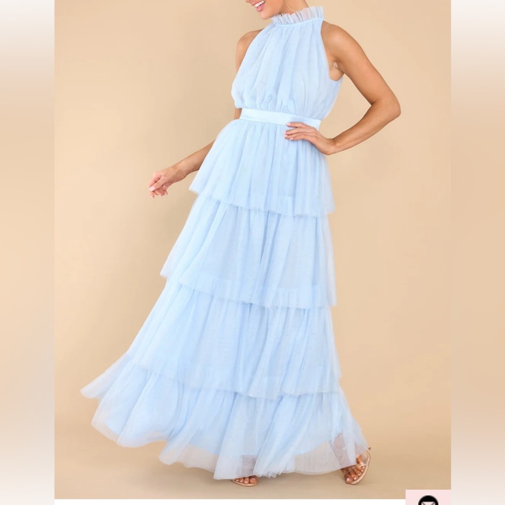 Aura Shock and Awe blue maxi dress
